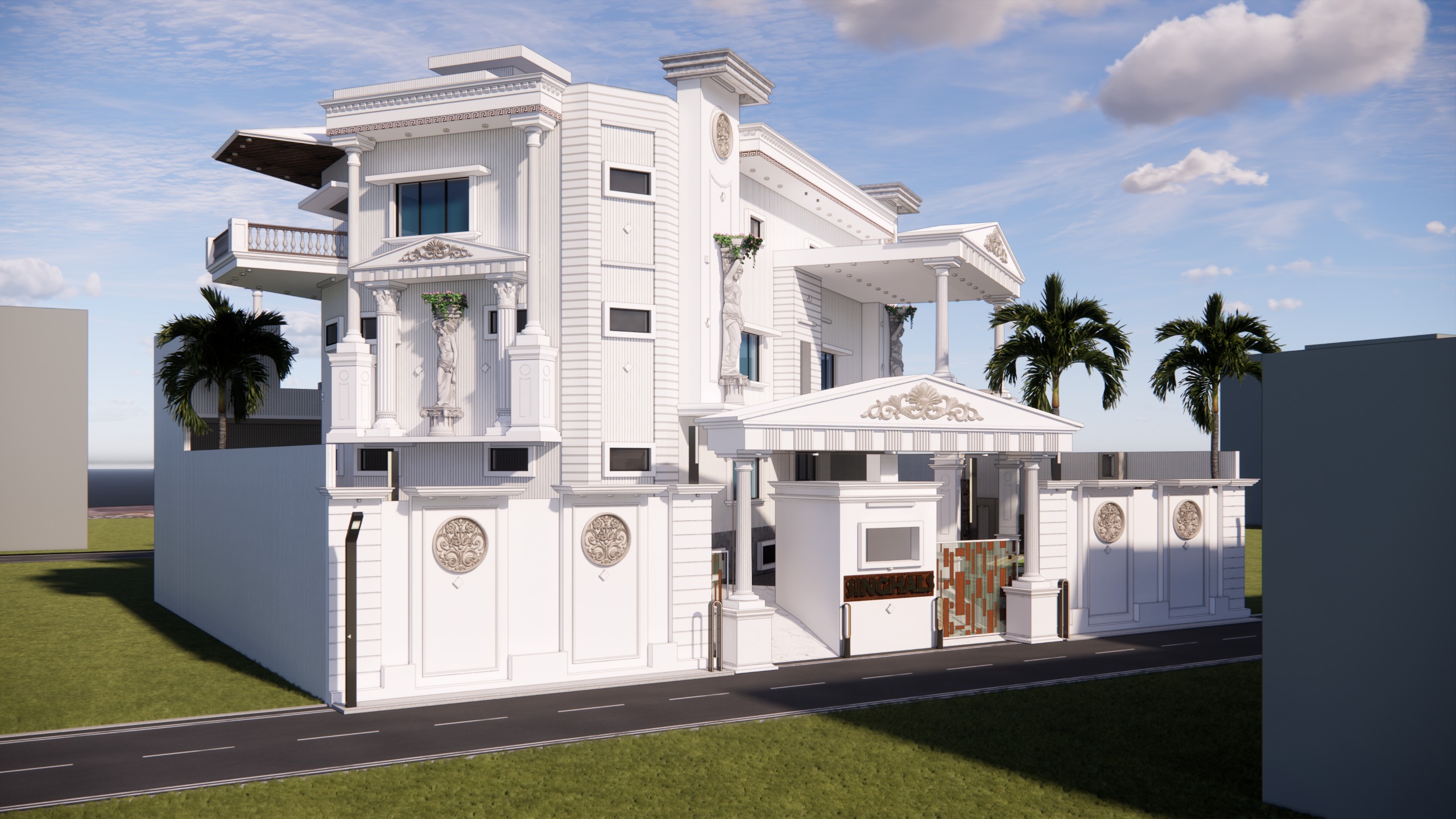 Singhal Mansion - Architecture in Raipur